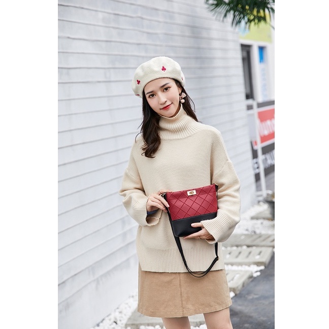 Tas Selempang Wanita Mini Fashion Korea Style Tas Cewek Import Sling Bag PU Satu7an T84