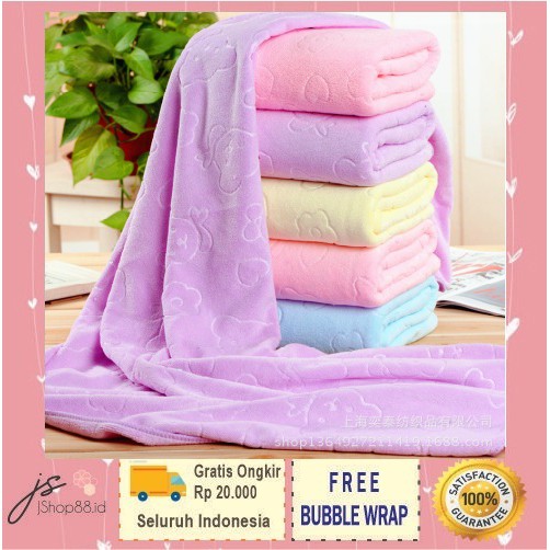 HANDUK MANDI JUMBO 70CM X 140CM MICROFIBRE