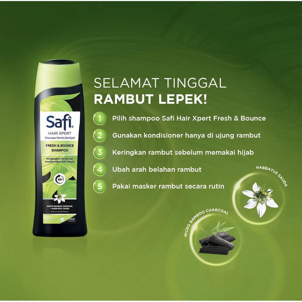 SAFI SHAMPOO HAIR TREATMENT FRESH &amp; BOUNCE 320ML