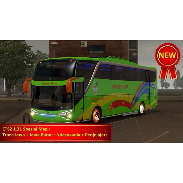 ETS2 1.31 Bus Truk Map Indonesia Game PC Laptop