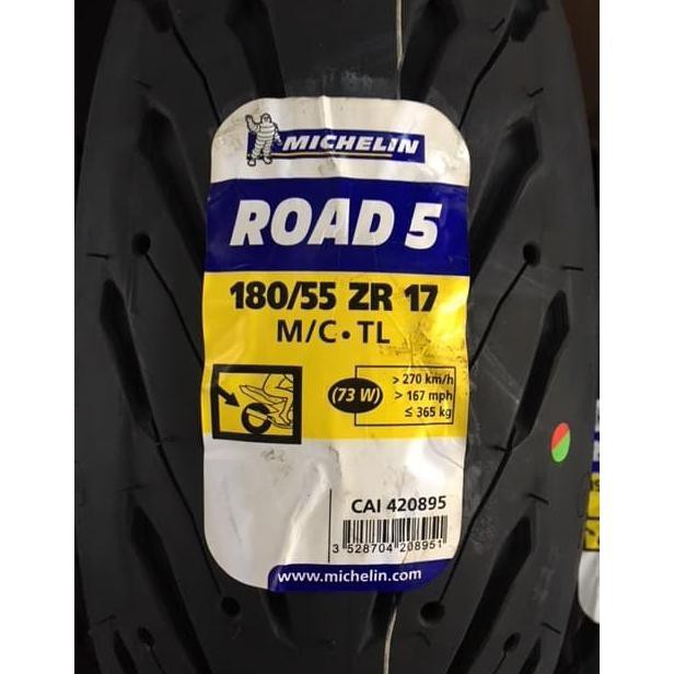>732¸ Ban Michelin Pilot Road 5 180/55-17 Pilot Road5 ­