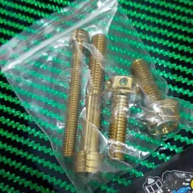 Baut probolt krucut kaliper monoblok dan baut breket full set