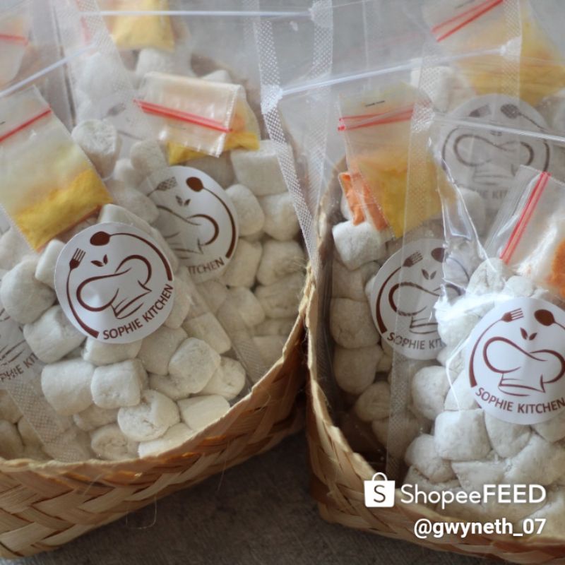 

Cimol frozen dengan 4 free bumbu tabur
