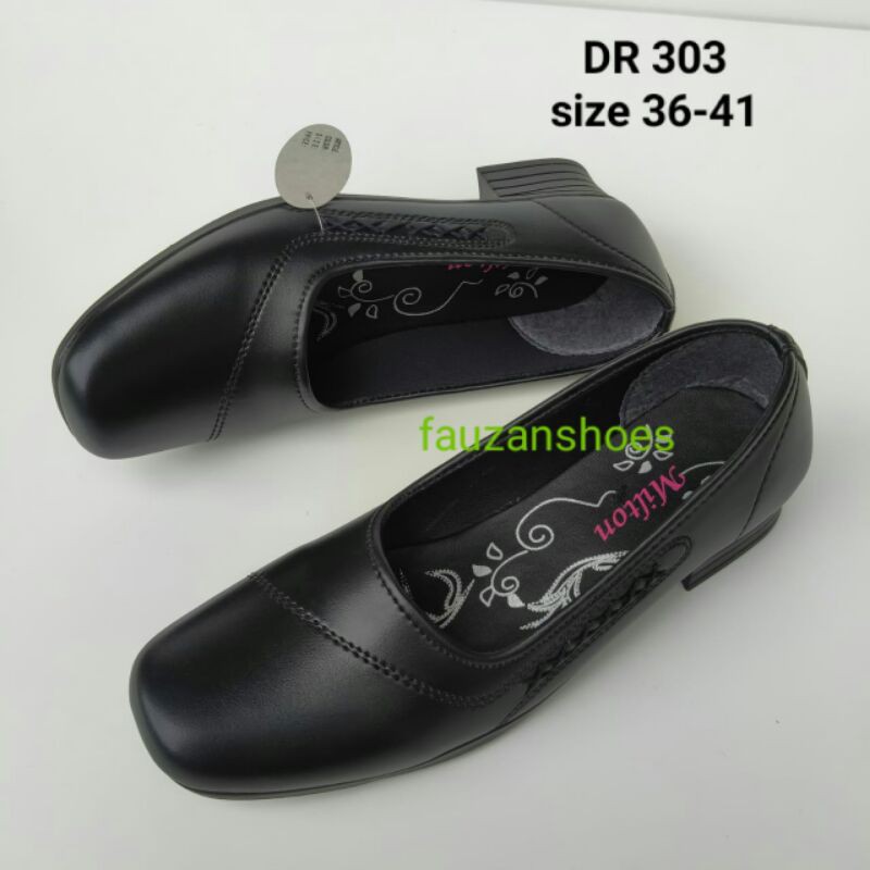 SEPATU PANTOFEL WANITA WEDGES formal  Milton DR 303/302