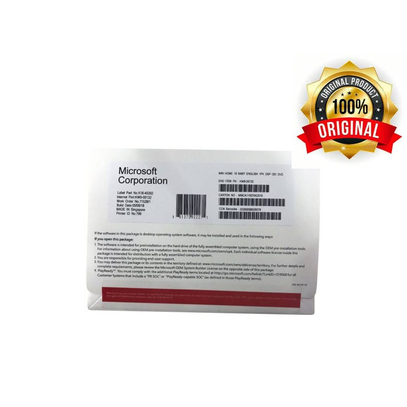 Windows 10 Home 32 Bit / 64 Bit