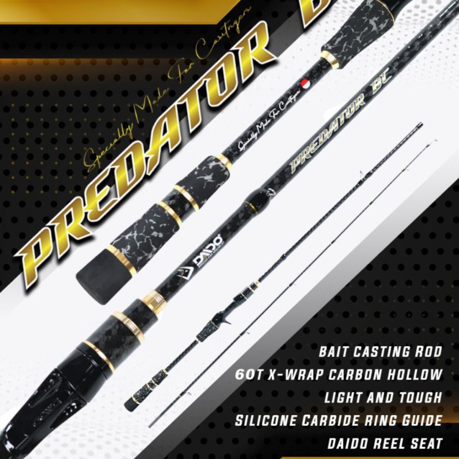 joran daido predator 180 joran bc tanduk baitcasting