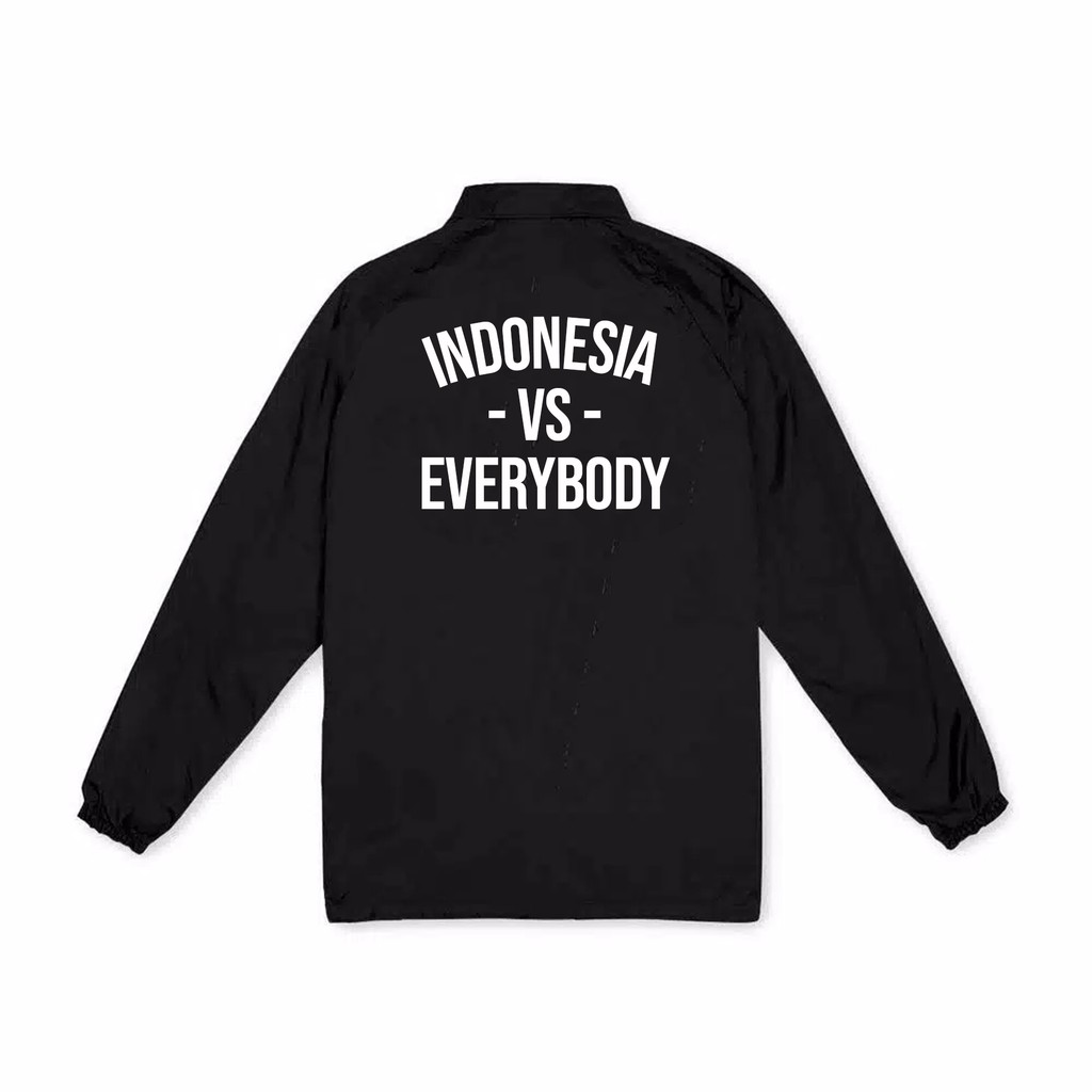 Coach Jaket Indonesia VS Everybody atau Bisa Custom Bebas Sesuai Keinginan