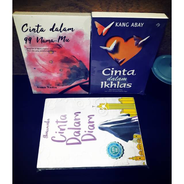 paket 3 novel wattpad islami cinta  dalam diam cinta  dalam 