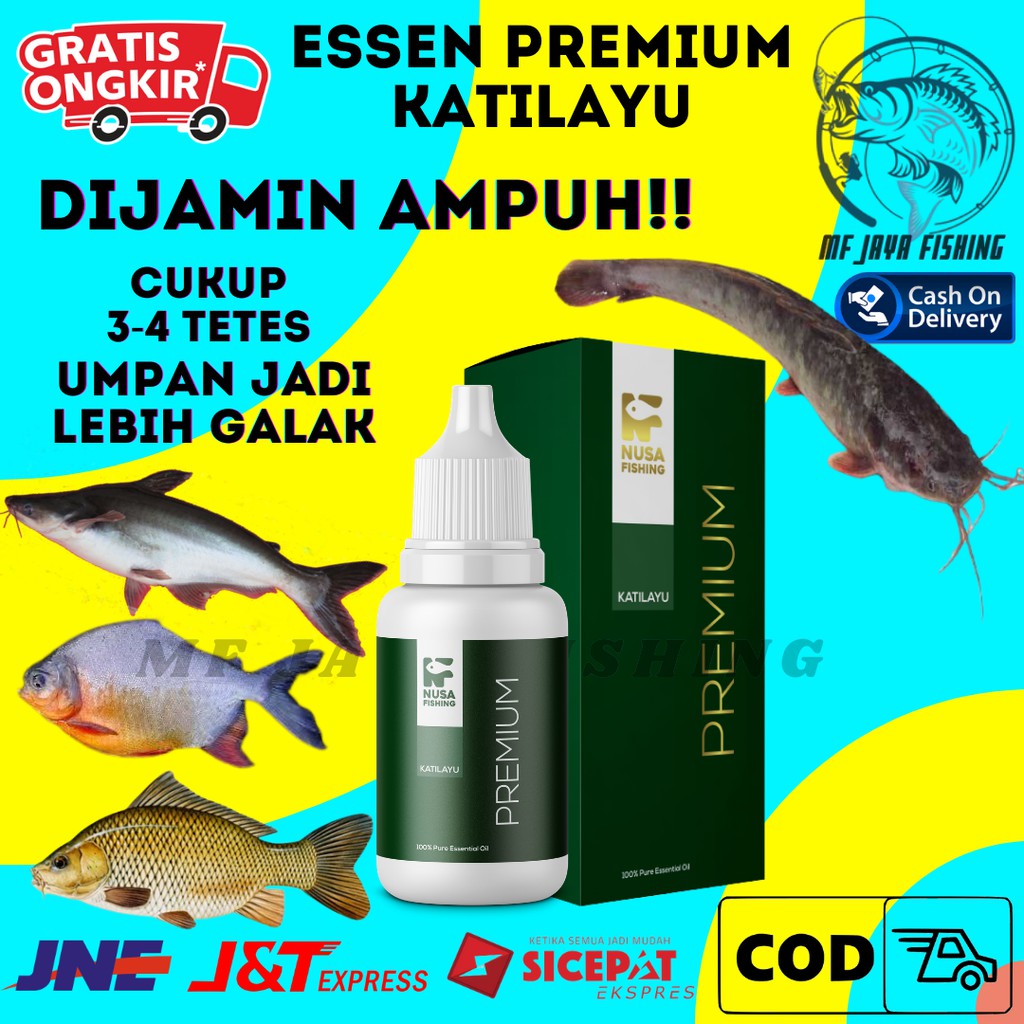 Essen Esen Umpan Galatama Lele Ikan Mas Bawal Patin Babon Terbaik Premium Katilayu 5ml