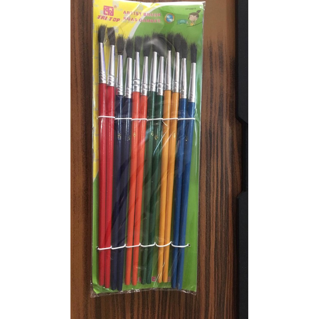 

TERMURAH KUAS LUKIS/KUAS CAT AIR/KUAS GAMBAR/KUAS WARNA WARNI Kode 228