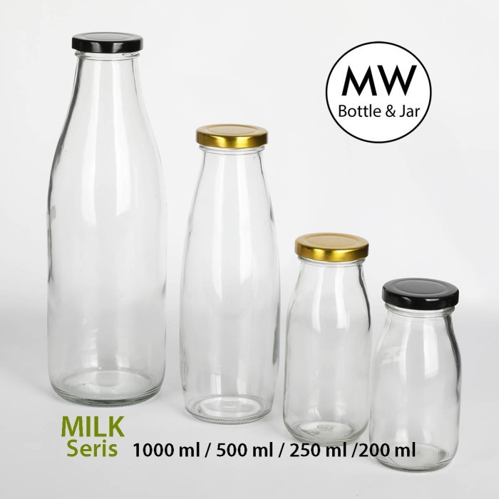 bottle milk glass