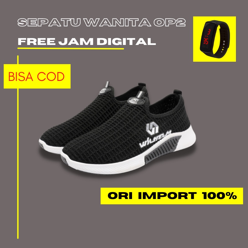 Sepatu Wanita Import Sneakers Slip On Cewek Sepatu Impor Wanita Olah Raga Sneaker Wanita Slip on Imp