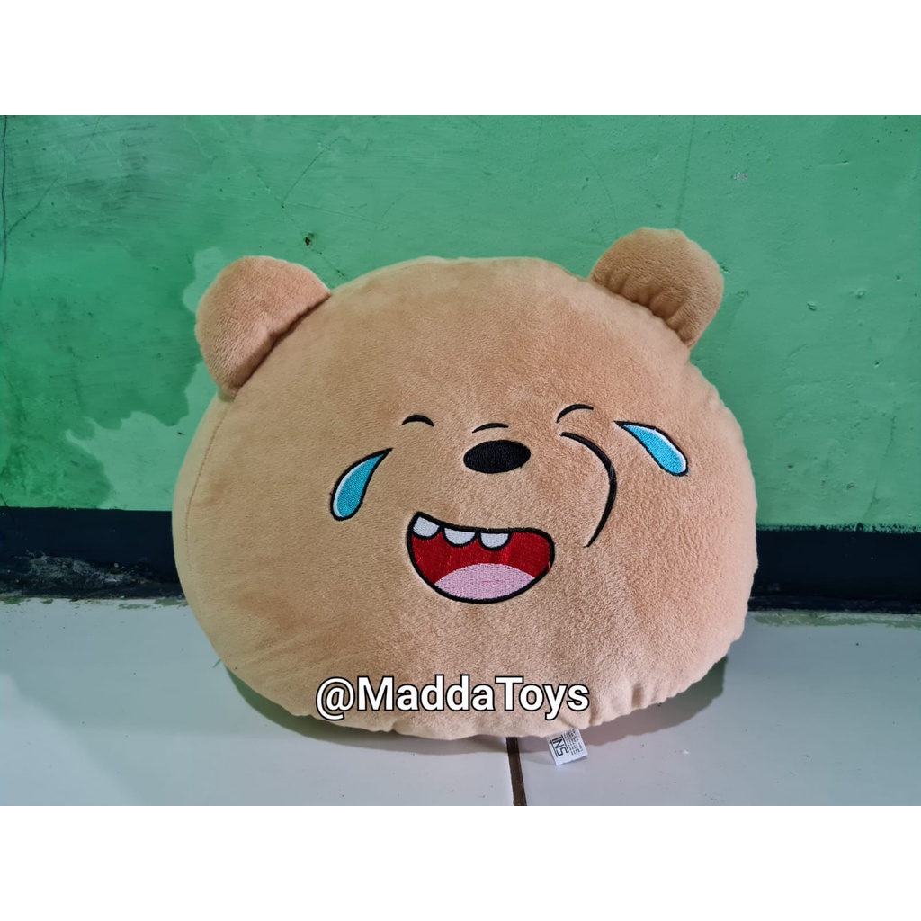 Boneka Bantal Kepala WE BARE BEARS Panda Terbaru Berbahan Halus dan Lembut bantal sova cocok untuk hiasan