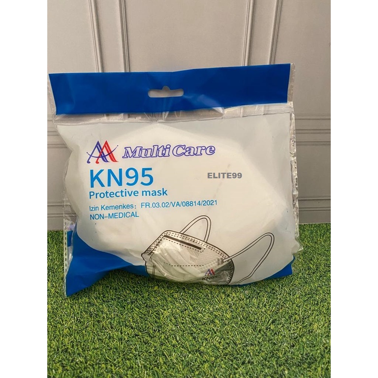 Masker KN95 MULTI CARE IZIN KEMENKES Packing plastik isi 10 pcs