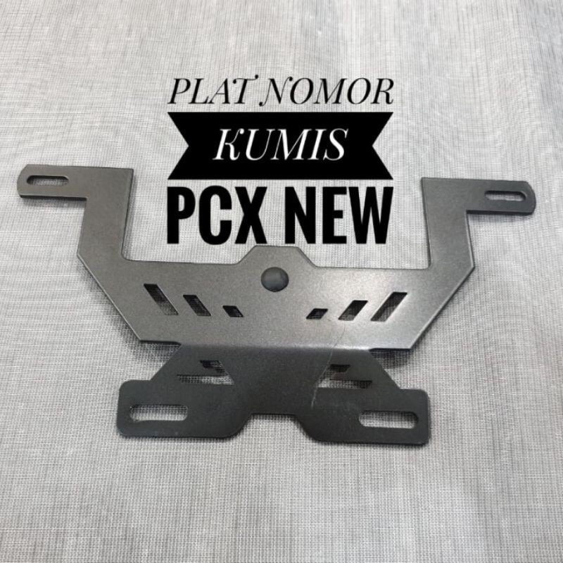 Breket Plat Nomor Bracket Pangkon Kedudukan Plat Nomor All New Pcx 150