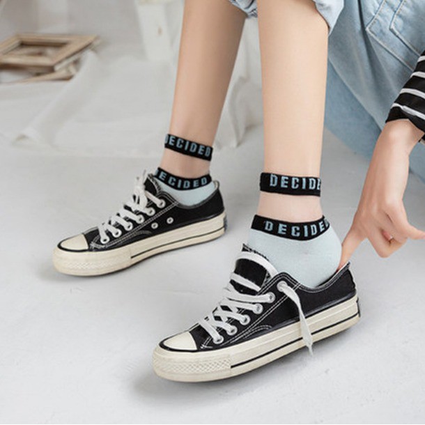 COD - Kaos Kaki Wanita / Kaos Kaos Decided / Kaos Kaos Korea / Kaos Kaki Pendek / Socks K5009-7