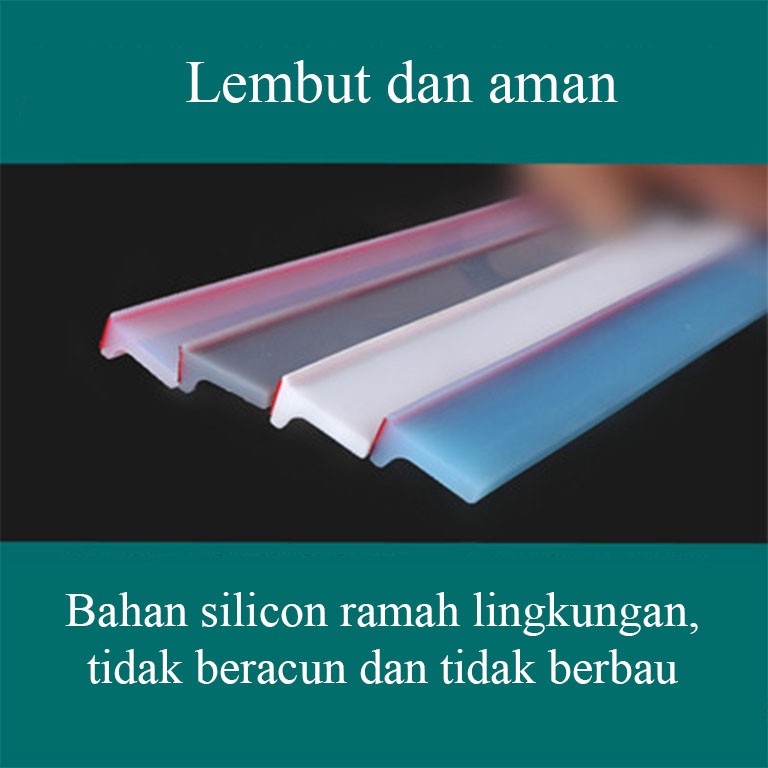 Pembatas Air Kamar Mandi Washtafel Bahan Silikon Seal Pembatas