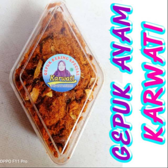 

Gepuk ayam karwati