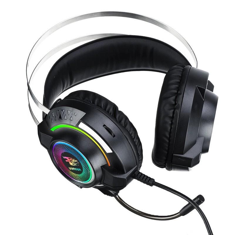 Headphone Gaming RGB FOOMEE QG16S Headset Gaming Stereo With Mic