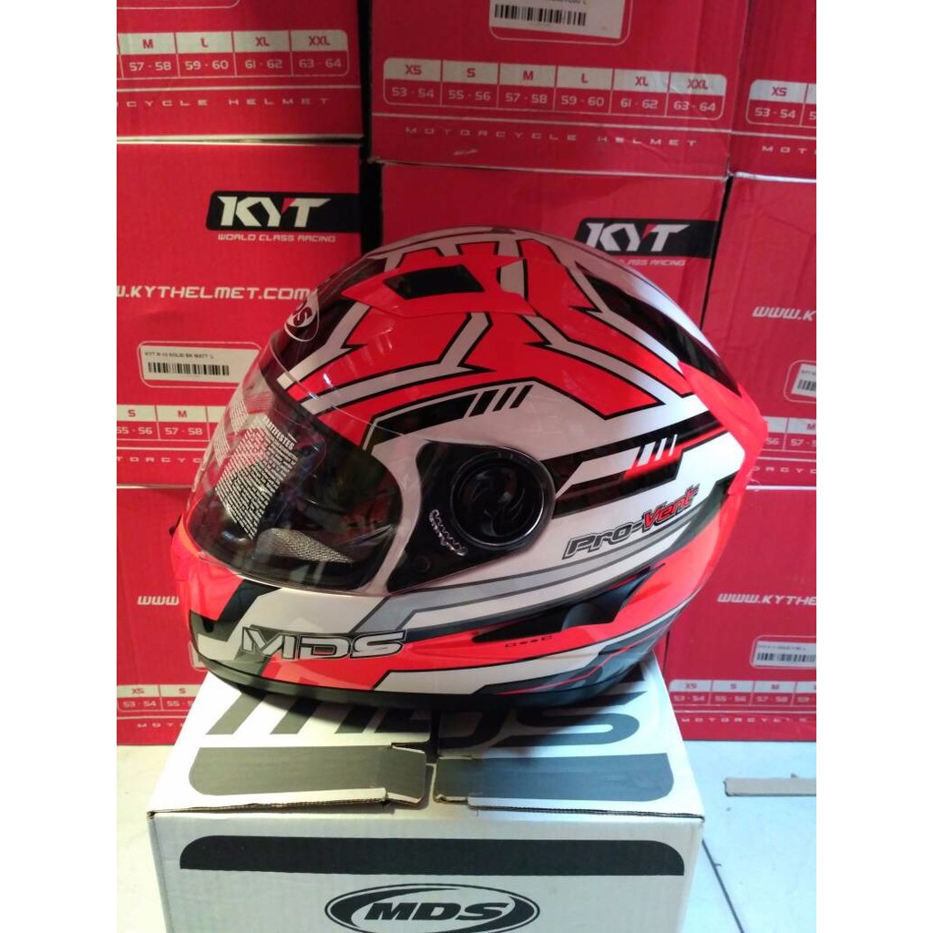 NEW helm mds provent double visor motif