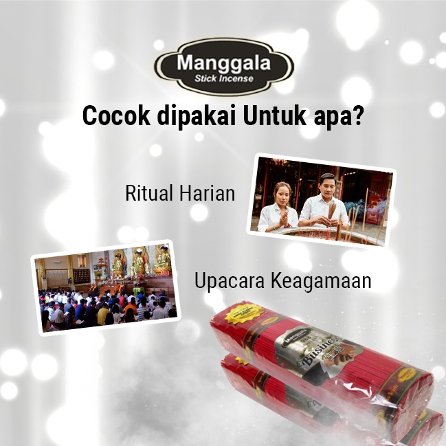 Dupa/Hio Wangi Business Manggala Stick Merah 32cm ± 780 Stick / 800gr