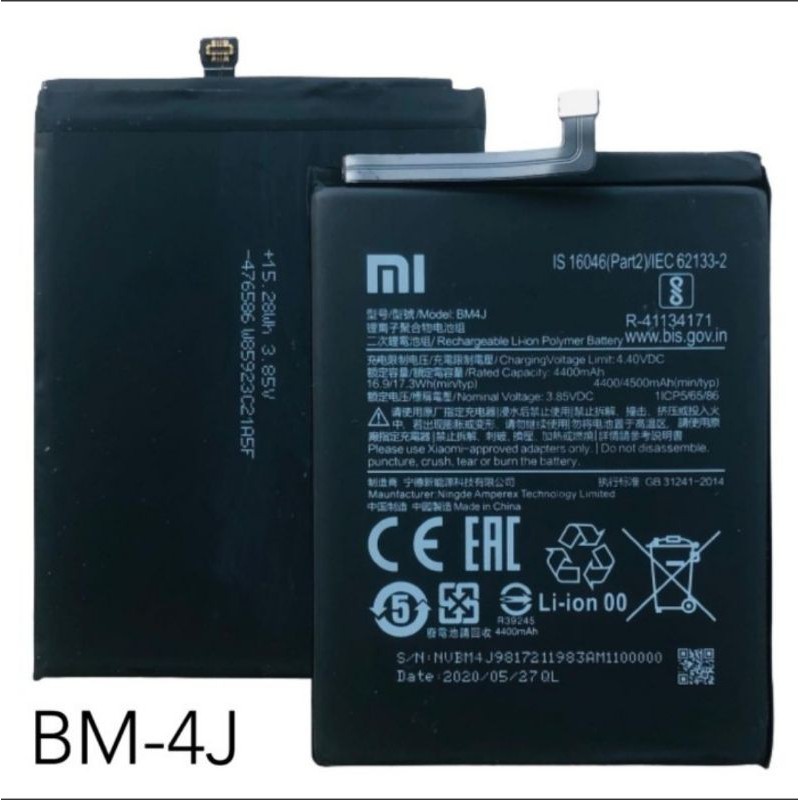 BATRE BATERAI TANAM XIAOMI REDMI NOTE 8 PRO BM4J ORIGINAL