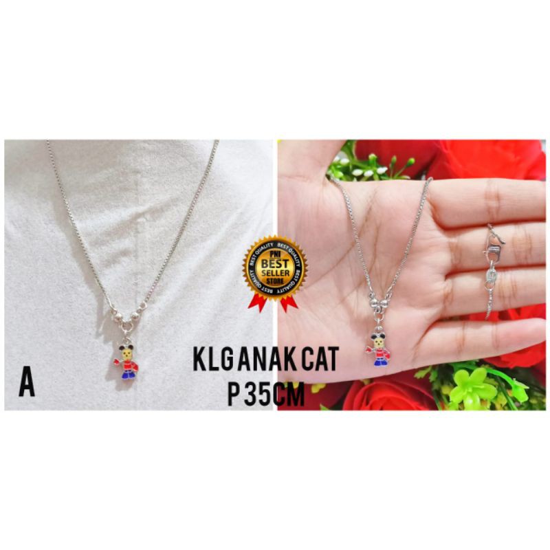 Kalung anak motif kepala hello Kitty murah