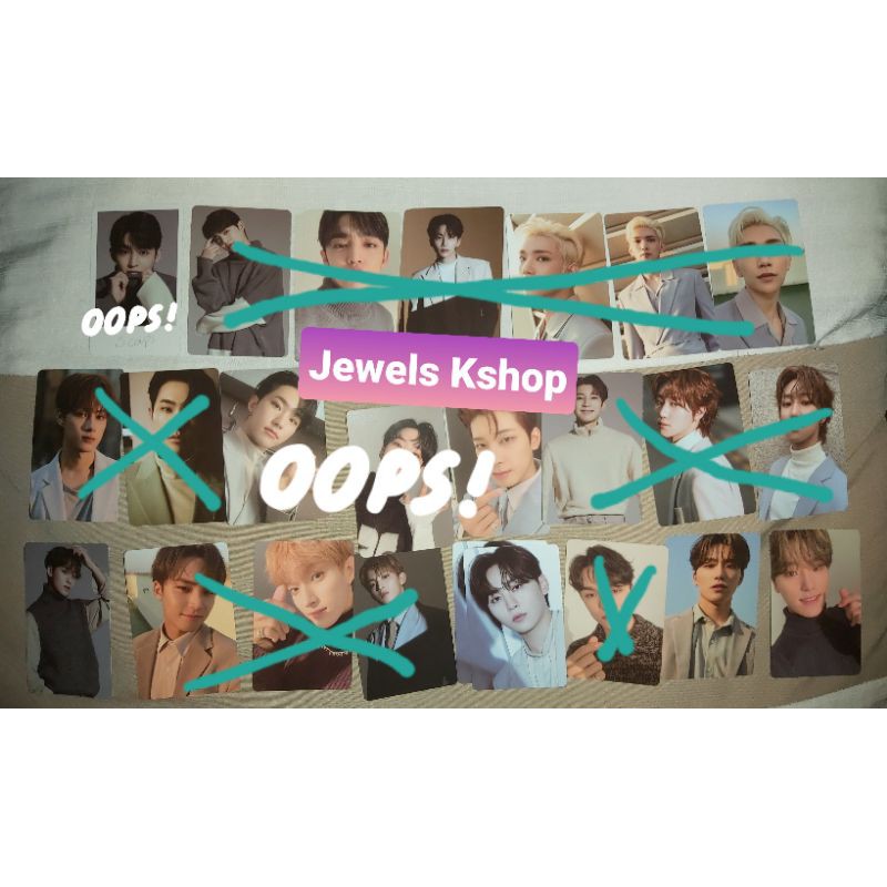 (BACA DESKRIPSI) SEVENTEEN Official Stuffs (Incomplete TC, DICON, DE PC, 2nd Gen L-holder, SG )