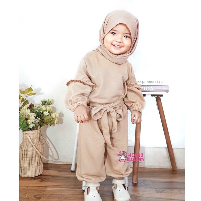 Alika Series Vol.3 One Set Anak Perempuan / Baju Muslim Anak / Baju Muslim Anak Perempuan 1-5 Thn Babyterry Premium