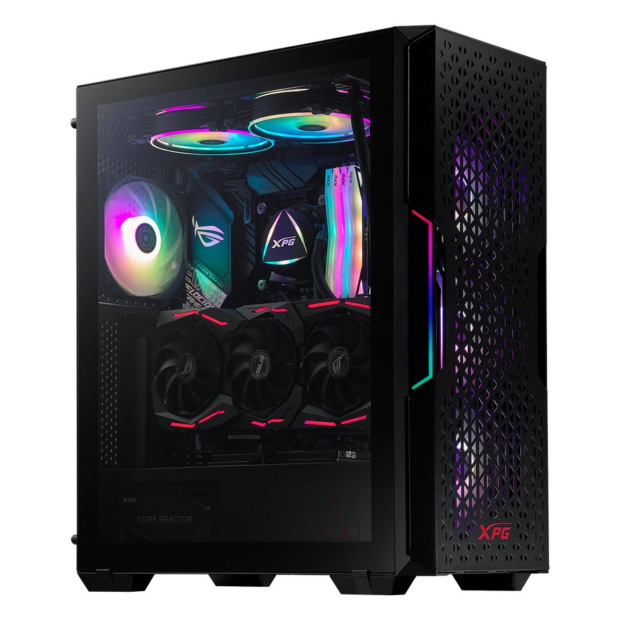 Case ADATA XPG Starkerair | Black / White | Casing Gaming Starker Air