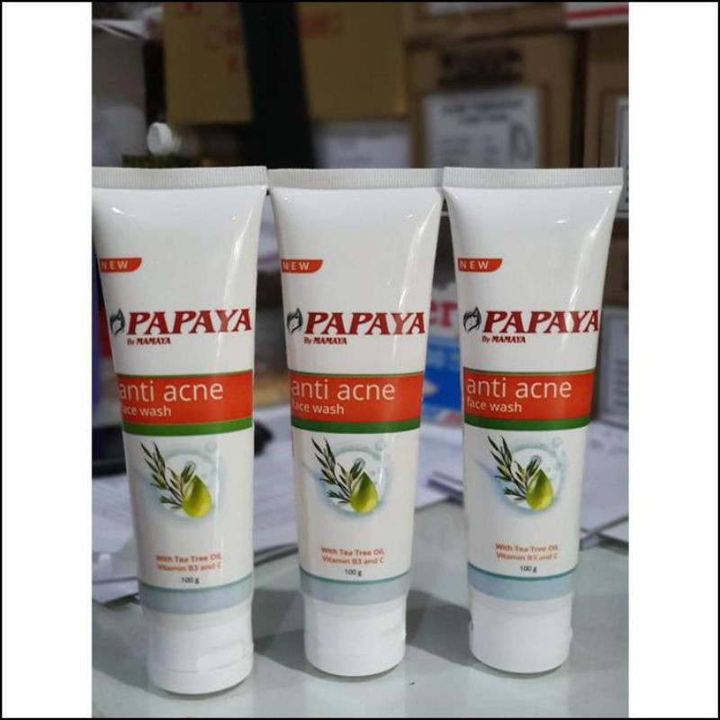 ⭐BAGUS⭐ PAPAYA BY MAMAYA FACE WASH / PAPAYA BRIGHTENING &amp; ANTI ACNE FACE WASH