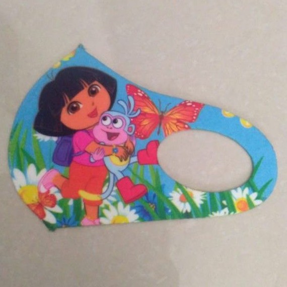 MASKER SCUBA ANAK PRINTING MOTIF DORA