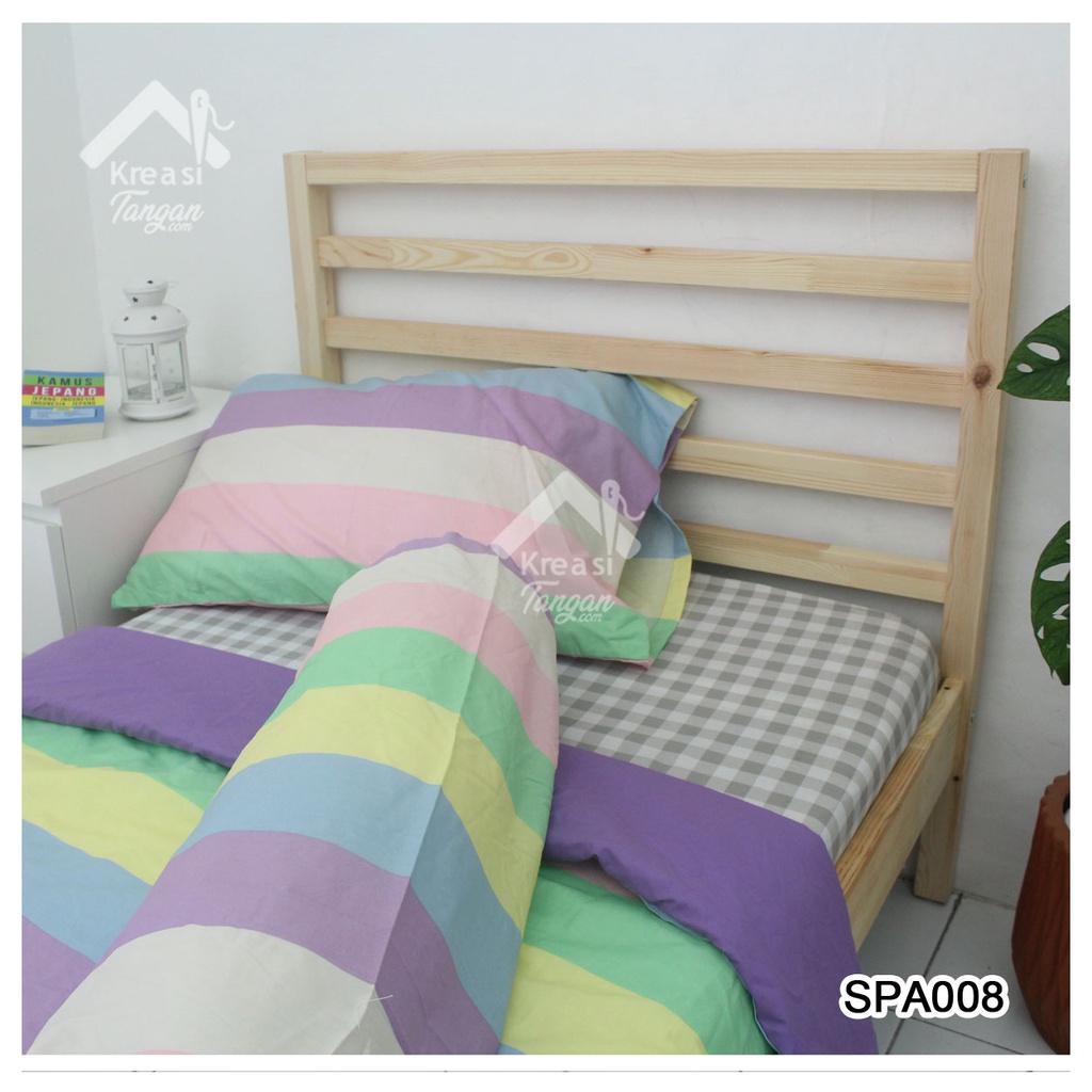 SET BED COVER ANAK KANCING + BEDCOVER SPA008