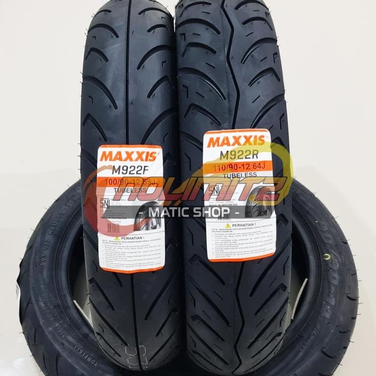 Ban Maxxis M922 100/90 - 12 &amp; 110/90 - 12 Scoopy Vespa Sprint GTS