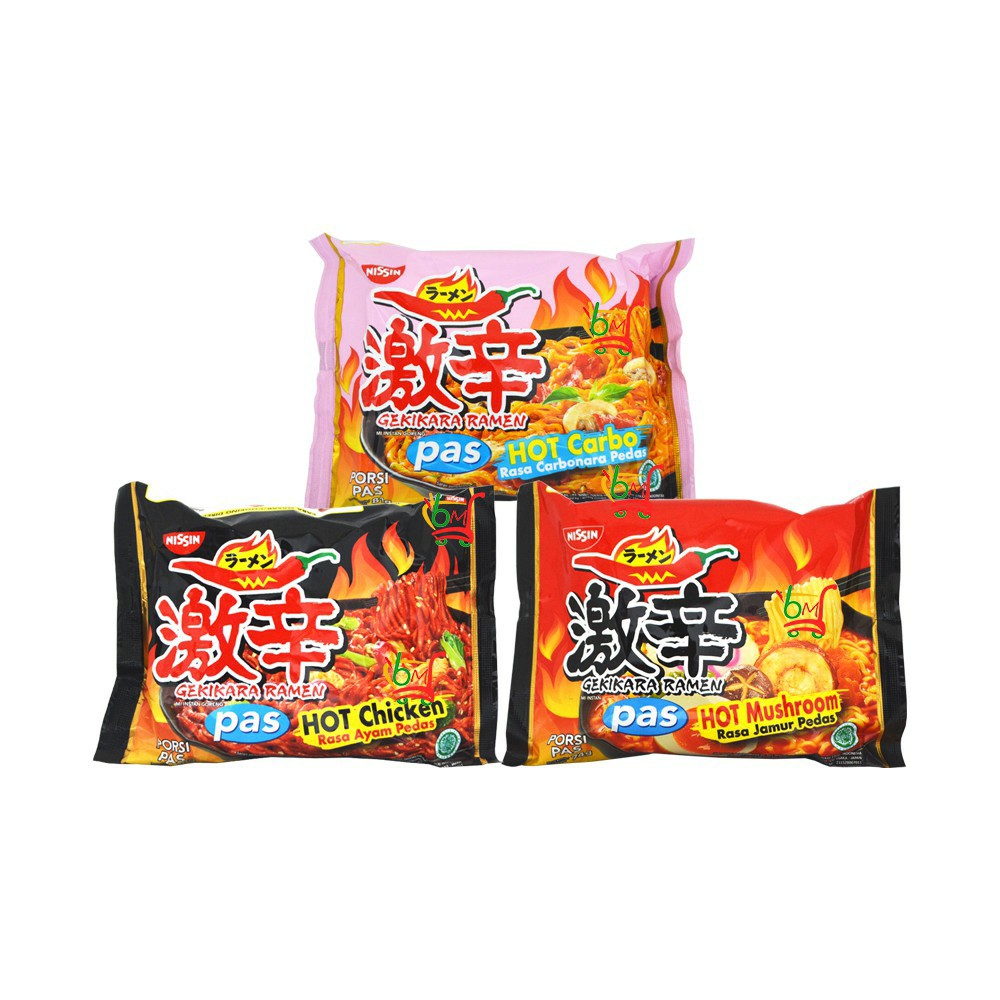 

Nissin - Gekikara Ramen Pas - Aneka Rasa Kuah & Goreng