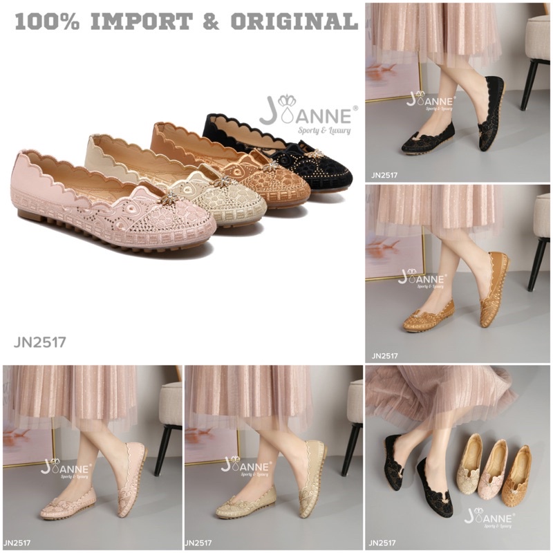 RESTOCK! [ORIGINAL] JOANNE Loafers Shoes Sepatu Kerja Wanita #JN2517