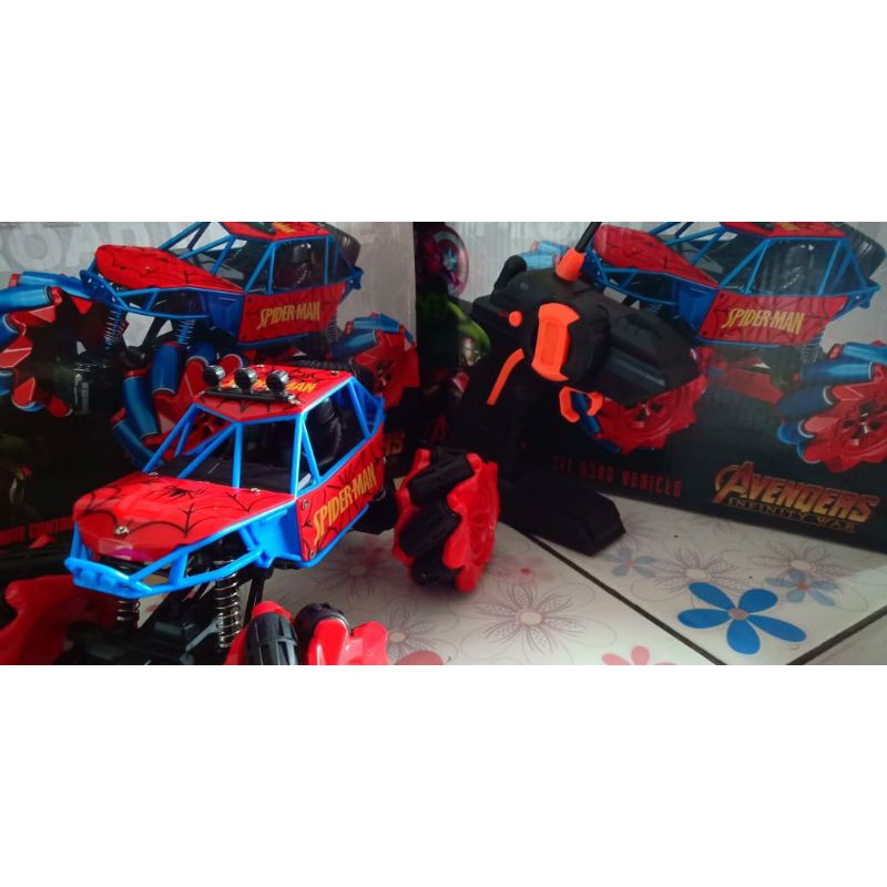Mobil RC Off Road Superhero Ban kapsul