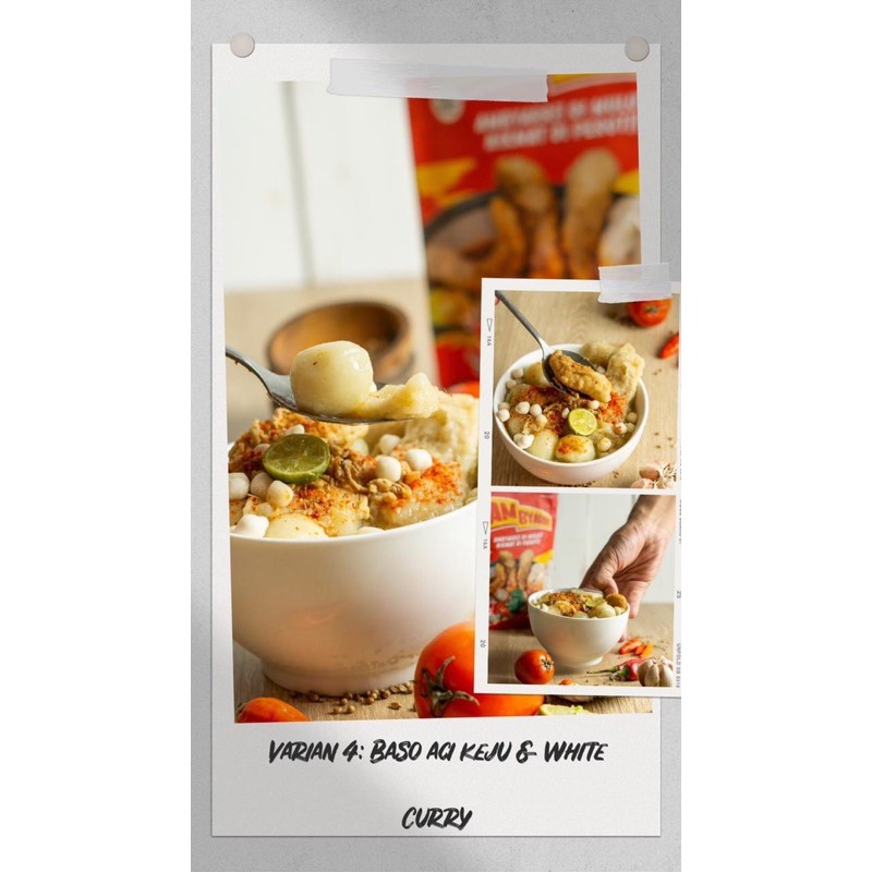

Bakso Aci Sahabat Ambyar Rasa Keju & White curry