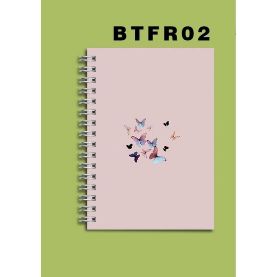 

notebook morif butterfly