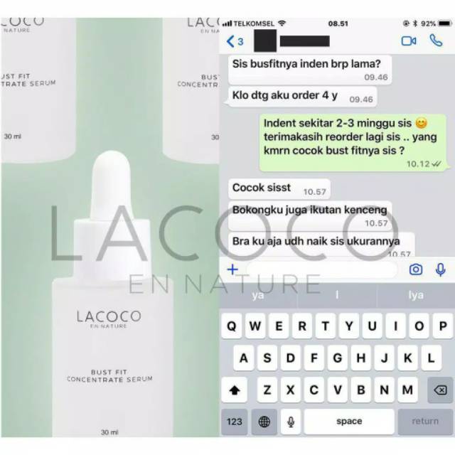 Lacoco Bust fit Concentrate Serum