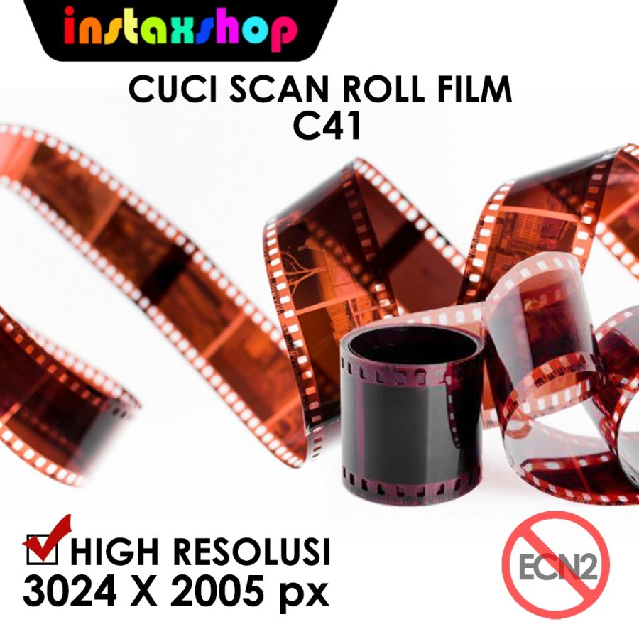 INSTAXSHOP Cuci Scan Film 35mm - Roll Film 35mm - Scan Klise
