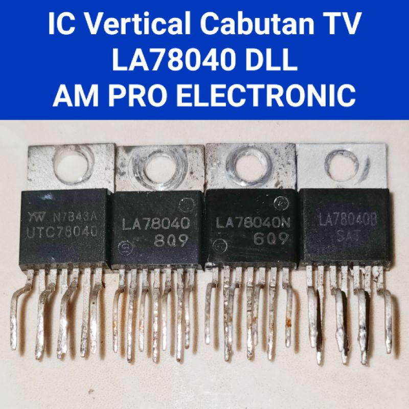 IC LA78040 LA78040N LA 78040 IC Vertical Cabutan TV Vertikal Ori
