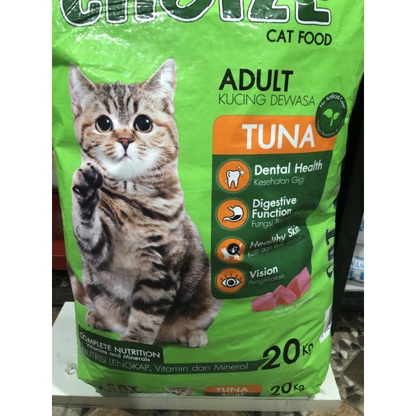 CAT CHOIZE ADULT TUNA SALMON - Makanan Pakan Premium Kucing Kering Cat Choize