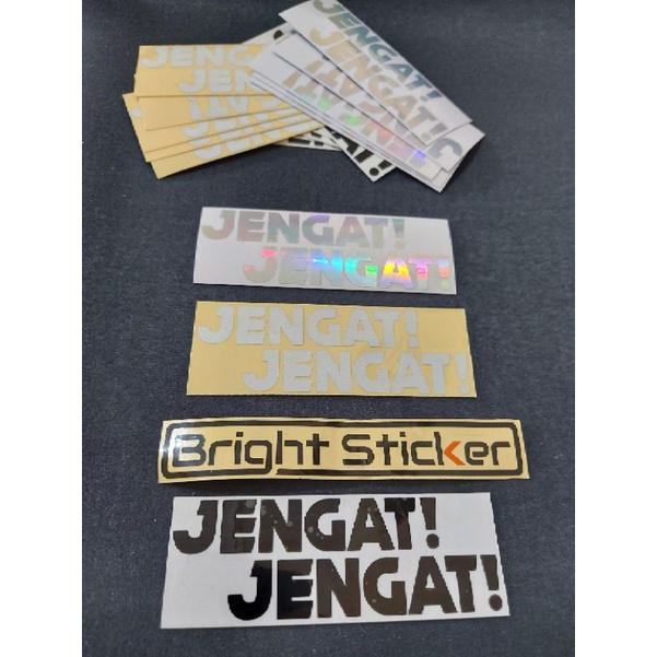 STICKER JENGAT JENGAT STICKER MOTOR STICKER MOBIL CUTTING