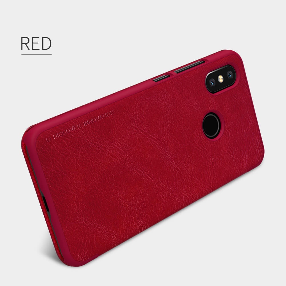 XIAOMI MI8 NILLKIN QIN LEATHER CASE ORIGINAL