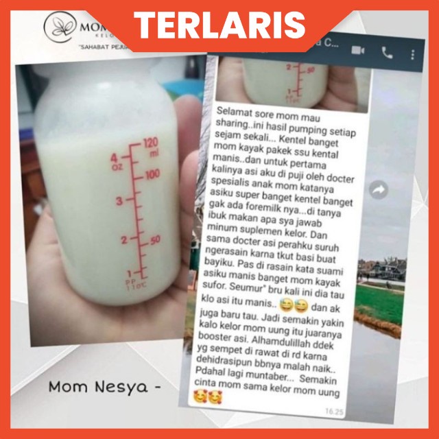 Mom Uung 60 kapsul Asi Booster Momuung Pelancar ASI Vitamin Ibu Menyusui Halal BPOM 60 Kapsul Original Jakarta