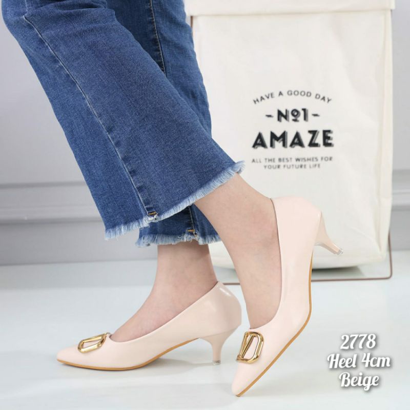 Heel wanita import kode 2778