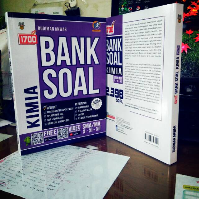 BUKU 1700 PLUS BANK SOAL KIMIA SMA MA REVISI / BUKU SOAL KIMIA SMA - BUKU BANK SOAL KIMIA
