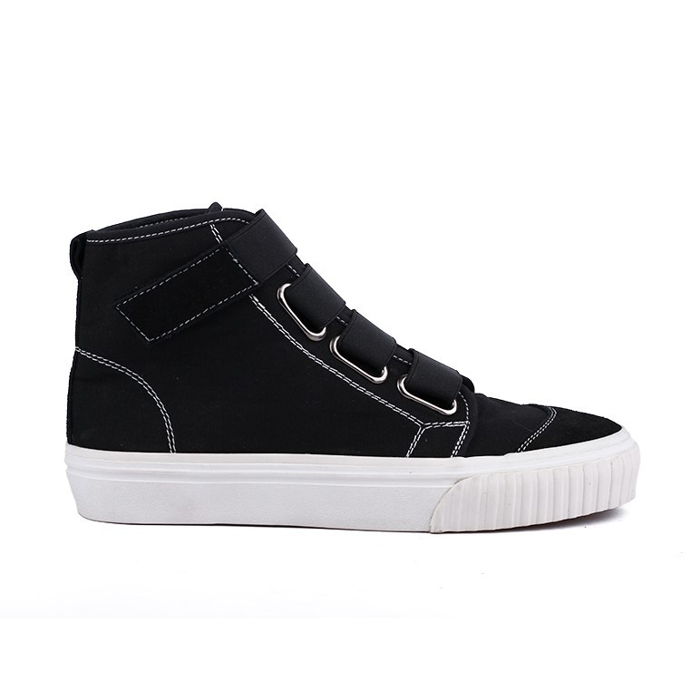 MARX BLACK - Sepatu Kasual Pria Sneakers Casual Cowok Cewek Sepatu Kets Santai Jalan Vulcanized