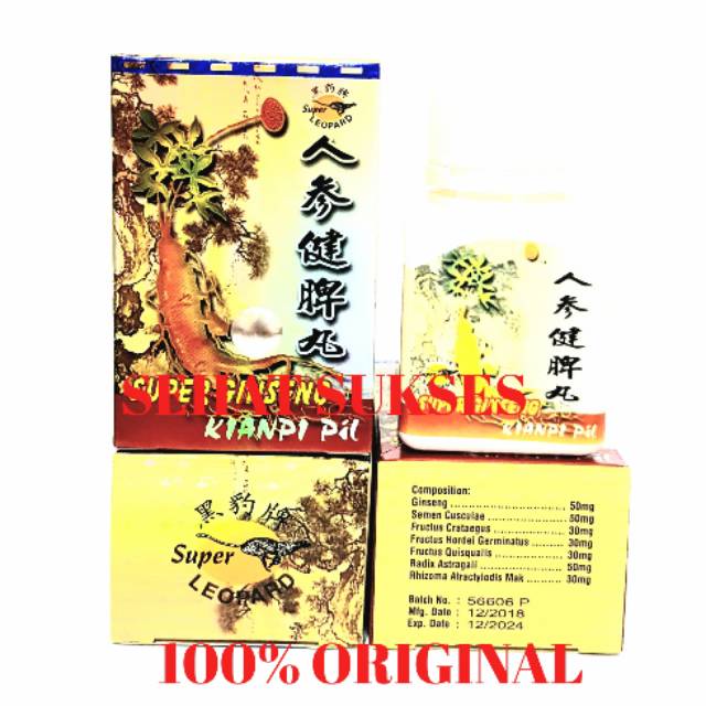 SUPER GINSENG LEOPARD ( ISI 30 ) - PENAMBAH NAFSU MAKAN